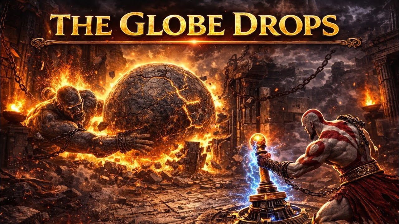 THE GLOBE DROPS | Using the Handle of Atlas 🌍💥 | God of War 1