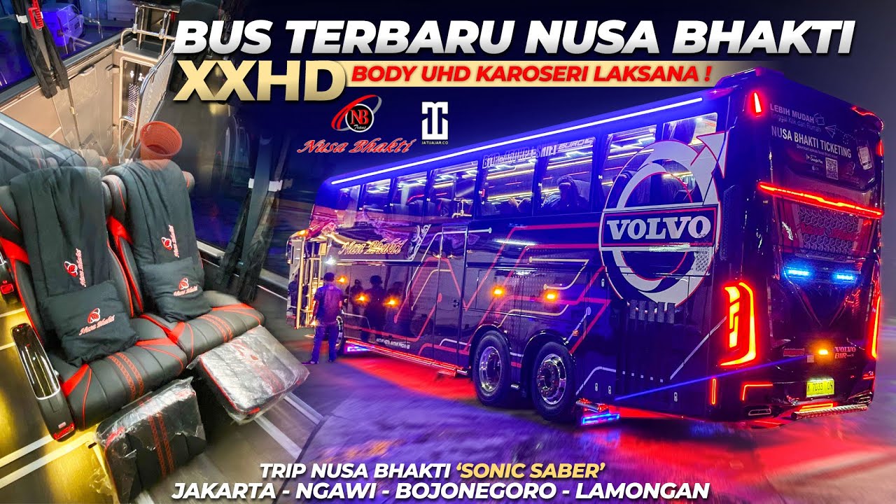 LINE PERDANA DARI BARAT‼️ ARMADA BARU UHD (UNGARAN HIGH DECK)😍🔥 - Trip PO Nusa Bhakti 'Sonic Saber'