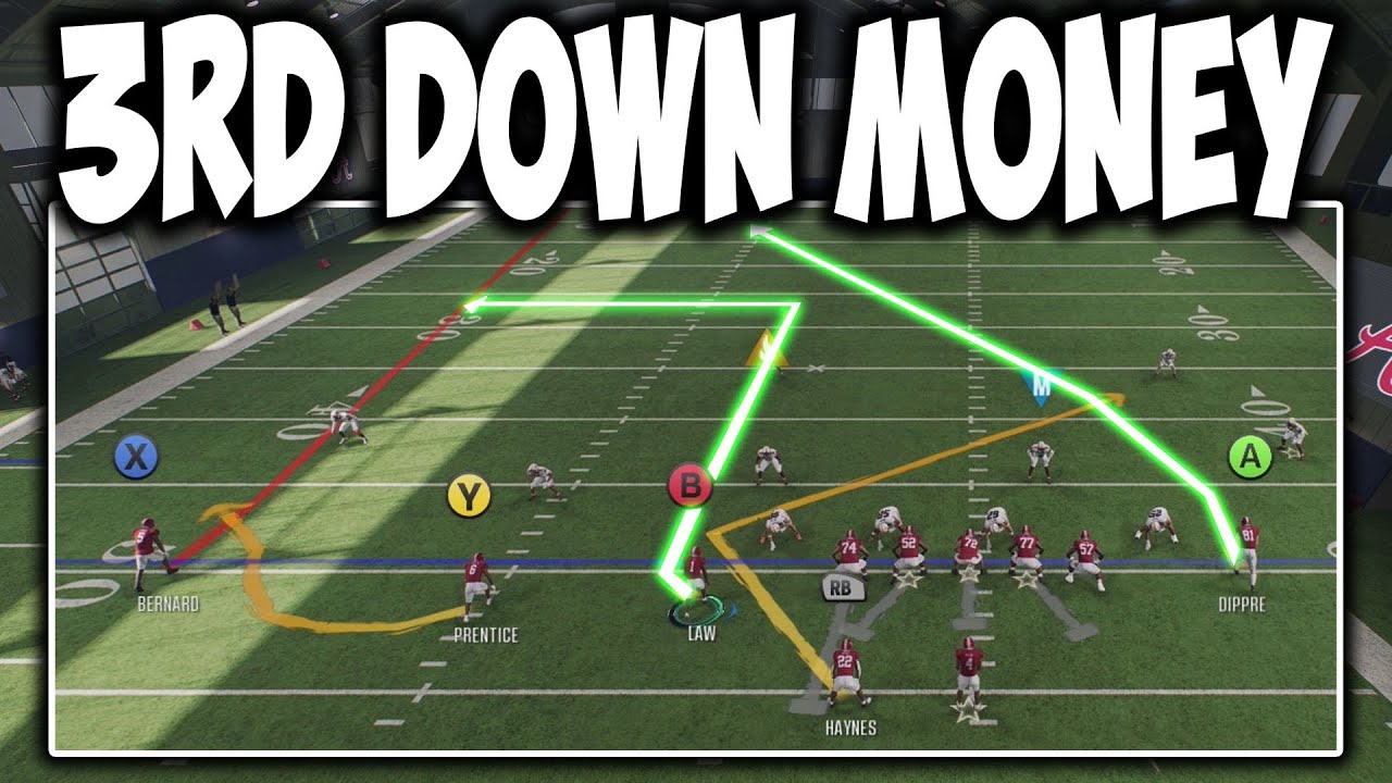 NCAA 25 Best 3rd Down Money Play In College Football 25
