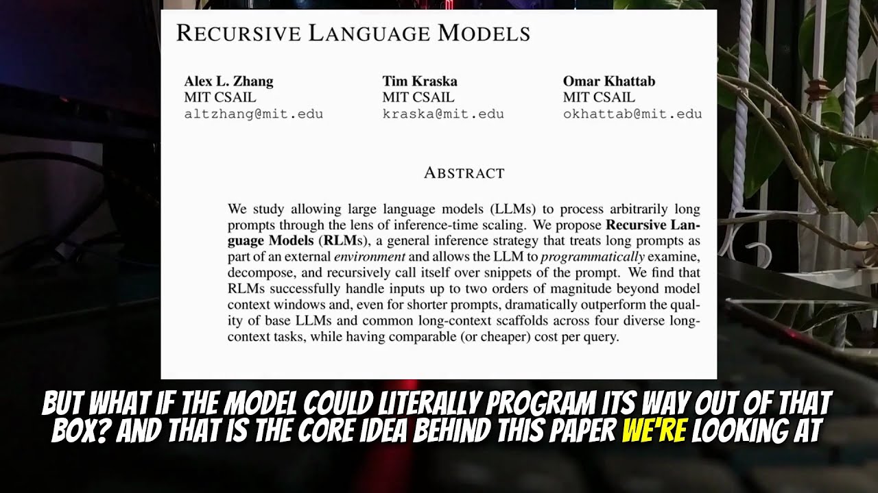 Recursive Language Models (Dec 2025)