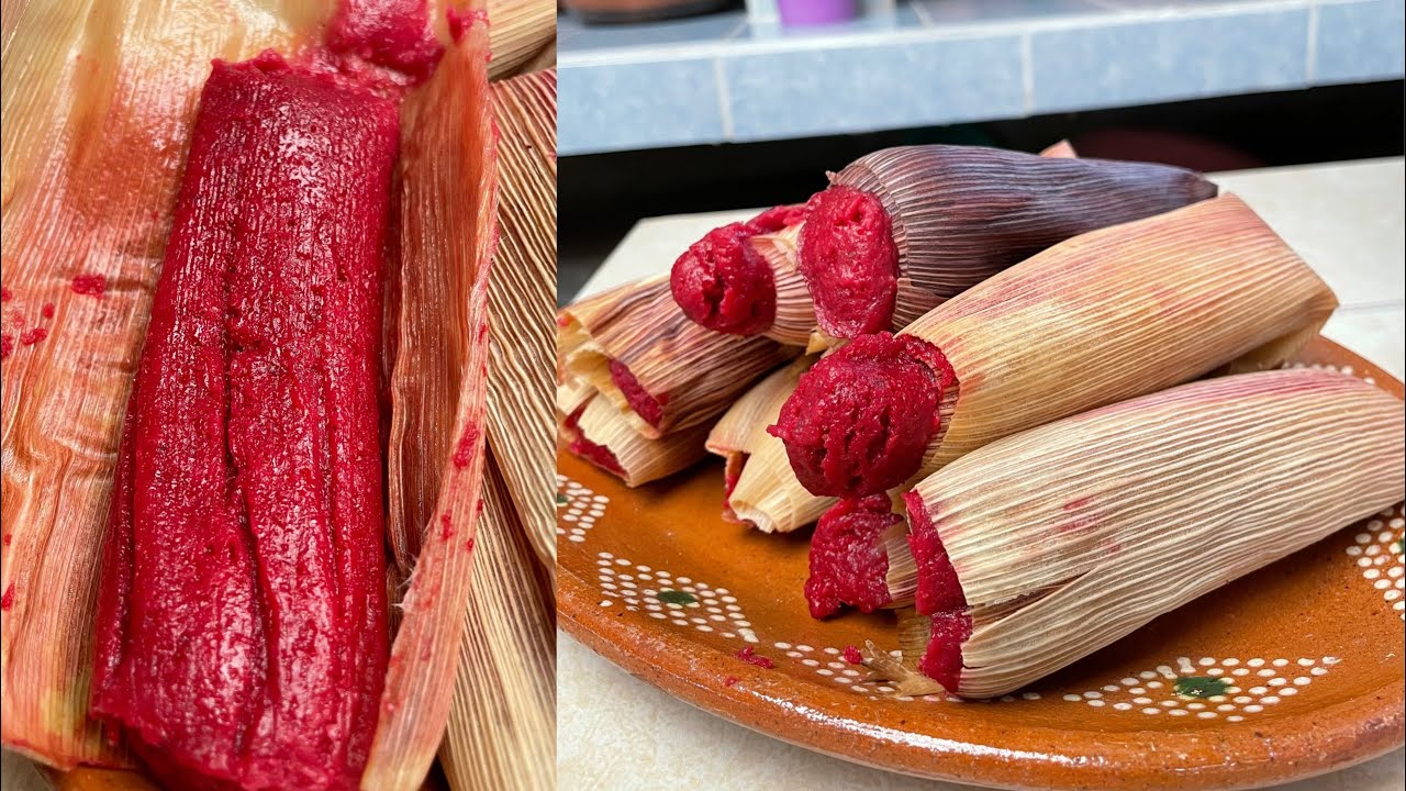 Tamales Heridos o Rojos DULCES | Con Sabor a Guerrero