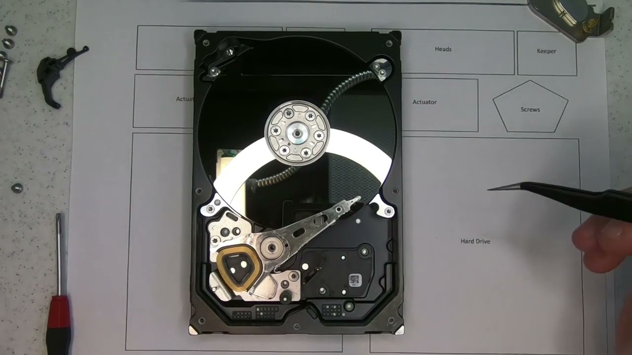 Platter swap hard drive. Base Replace. How to retain platter alignment for data recovery.