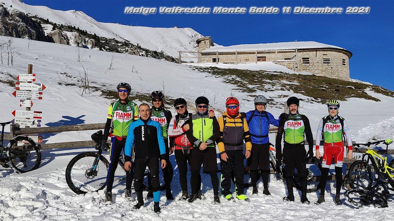 11 Dicembre 2021 Sulla Neve in Mountain Bike Monte Baldo