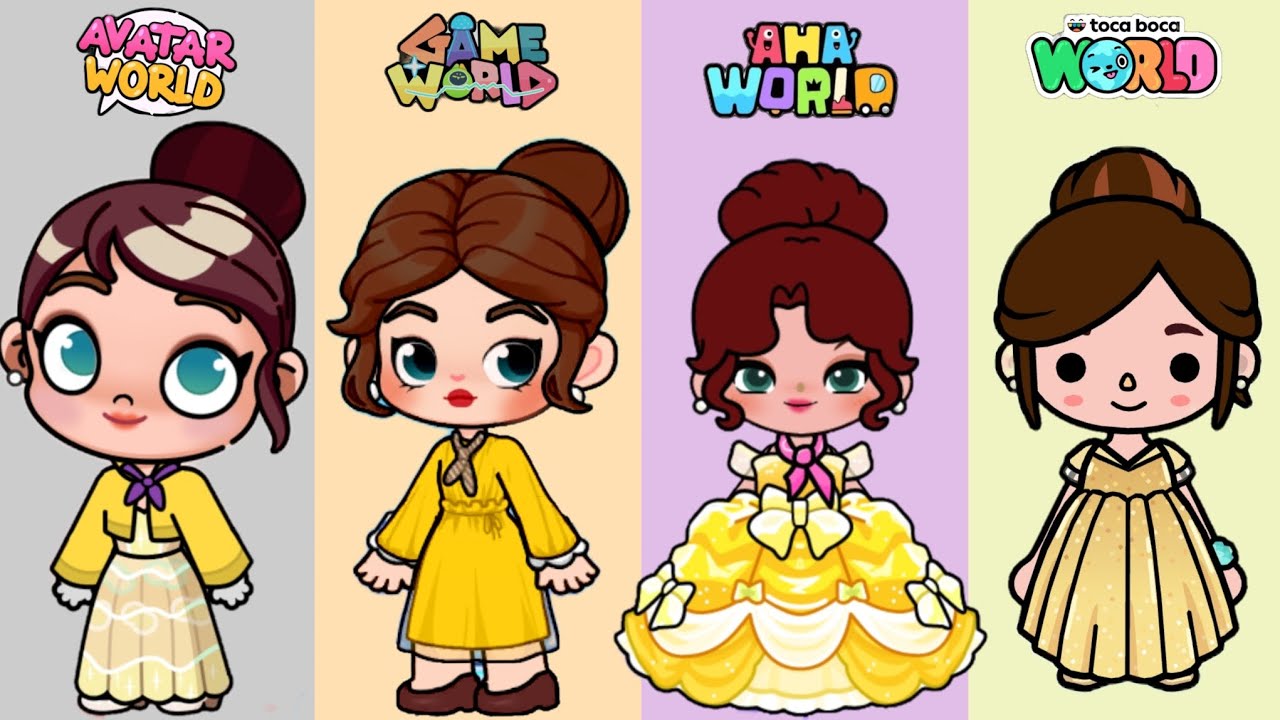 💛✨Jane Porter Disney Character Inspired Look In 4 Gameplay #pazu #gameworld #ahaworld #tocaboca 