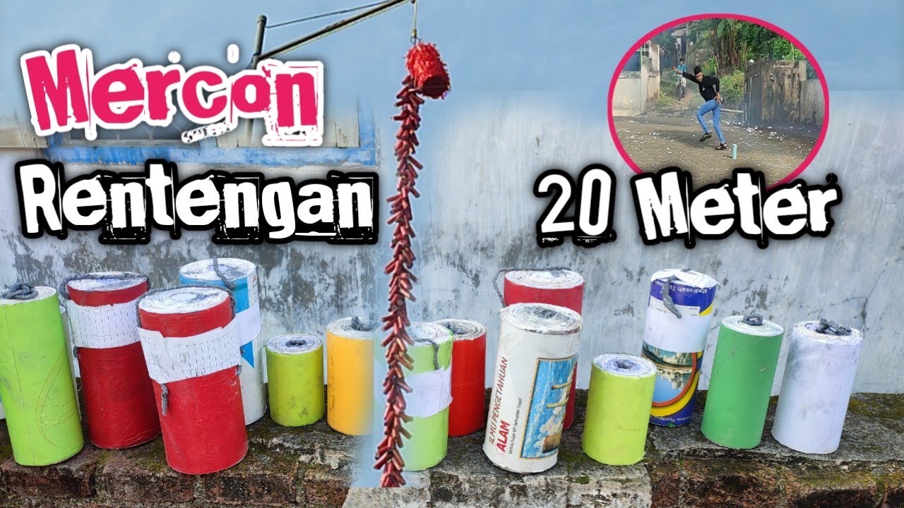 Ledakan Mercon Rentengan Tercepat || Tradisi Nyumet Mercon Setelah Sholat Id