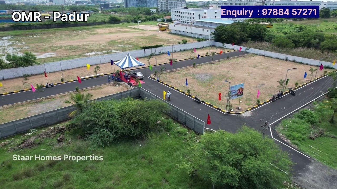 OMR - Padur land for sale Near Siruseri TCS | serasa avenue #plots #omrplots #landforsale #land#2bhk