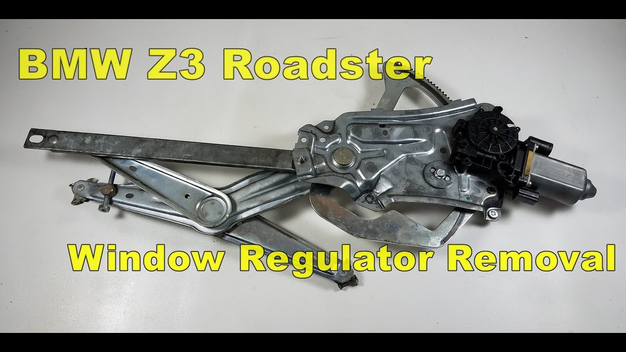BMW Z3 Roadster Front Door Window Regulator Removal OEM