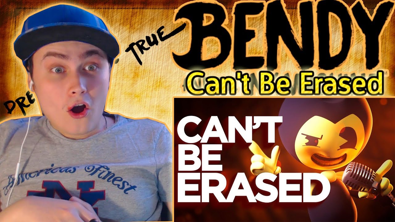 [SFM] Can't Be Erased (JT Machinima) - Bendy and the Ink Machine Rap | REACTION