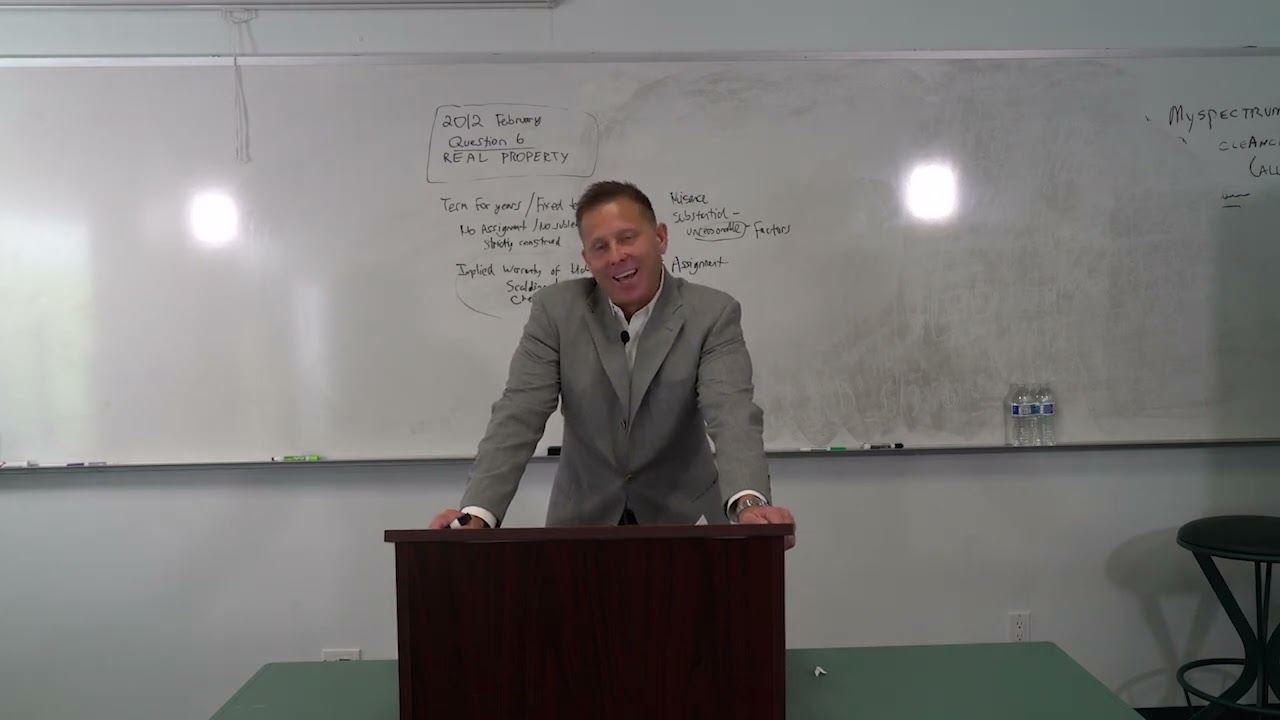 2012 February Bar Exam  Essay Q6  | Real Property – Full Review & Model Answer Explained