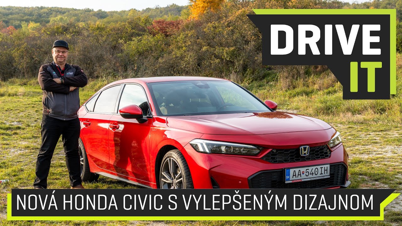 Honda Civic eHEV Advance 2026: Vylepšený interiér aj exteriér s nezmeneným pohonom