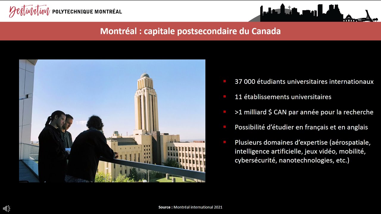 Destination Polytechnique Montréal : Découvrez votre futur environnement d'études et de vie