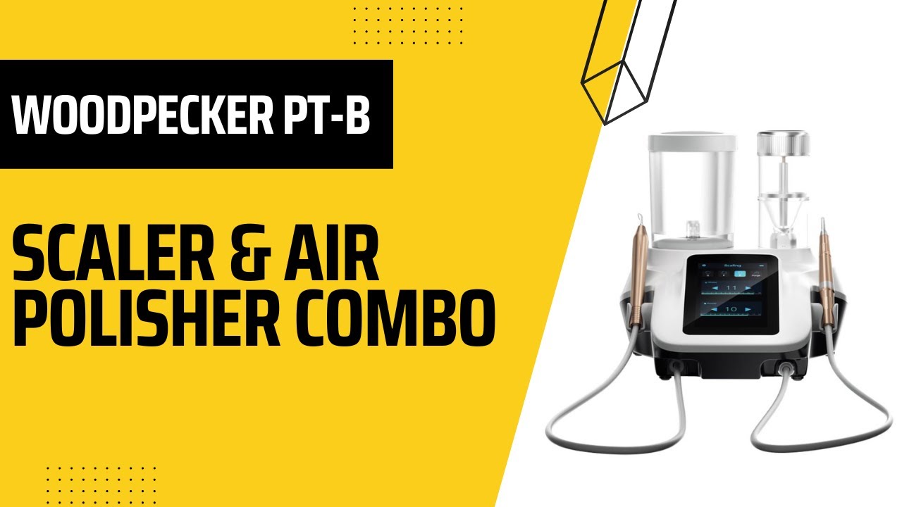 Woodpecker Dental Air Polisher & Ulrasonic Scaler Combo for Dentistry