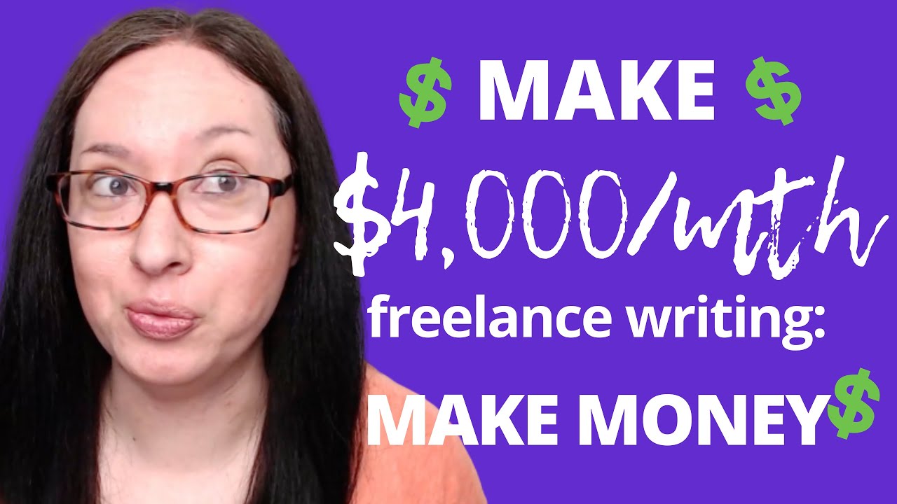 HOW TO MAKE $4,000/MTH AS A FREELANCE WRITER: learn how to make money freelance writing