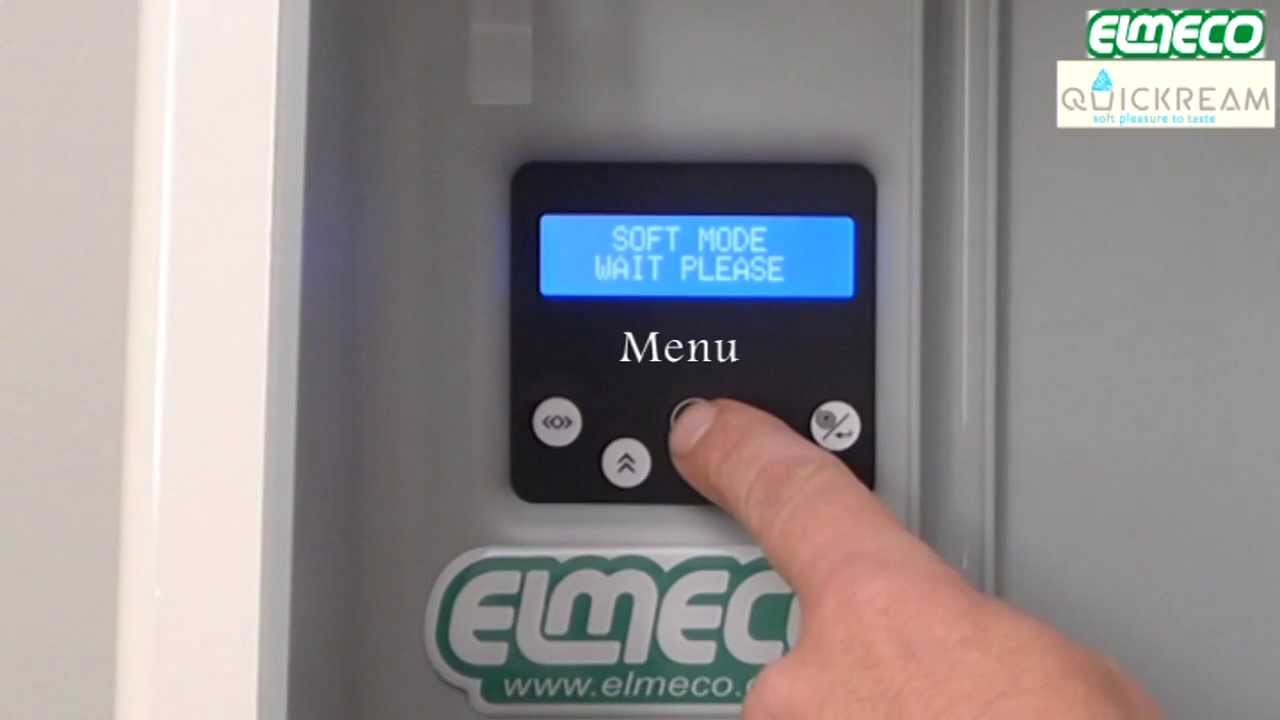 Elmeco soft serve ice-cream machine model Quickream-1