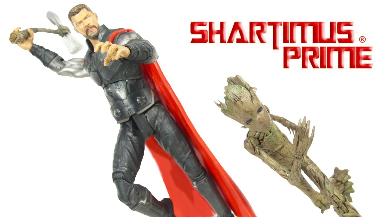 Marvel Select Thor and Groot Avengers Infinity War Diamond Select Toys Action Figure Review
