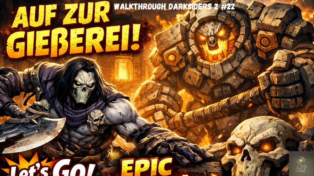 🔥 Darksiders 2 Walkthrough #22  Auf dem Weg zur Gießerei! Epische Kämpfe & Geheimnisse 😈⚔️#gaming