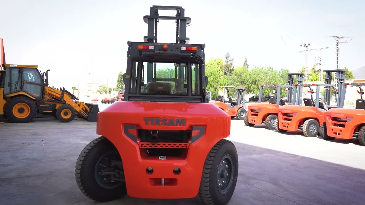 CHARIOT ÉLÉVATEUR TIRSAM 10 TONNES 4.5 MÉTRES - Moteur ISUZU