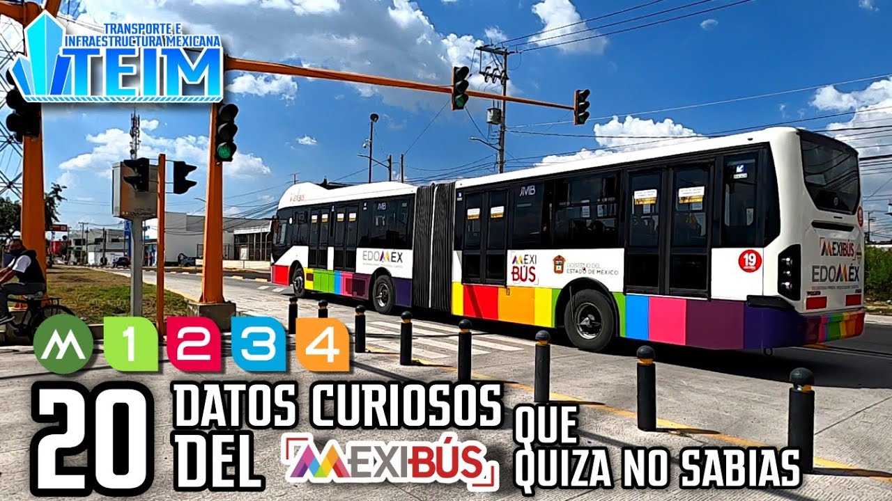 20 CURIOSIDADES del Mexibús que quizá no sabías!