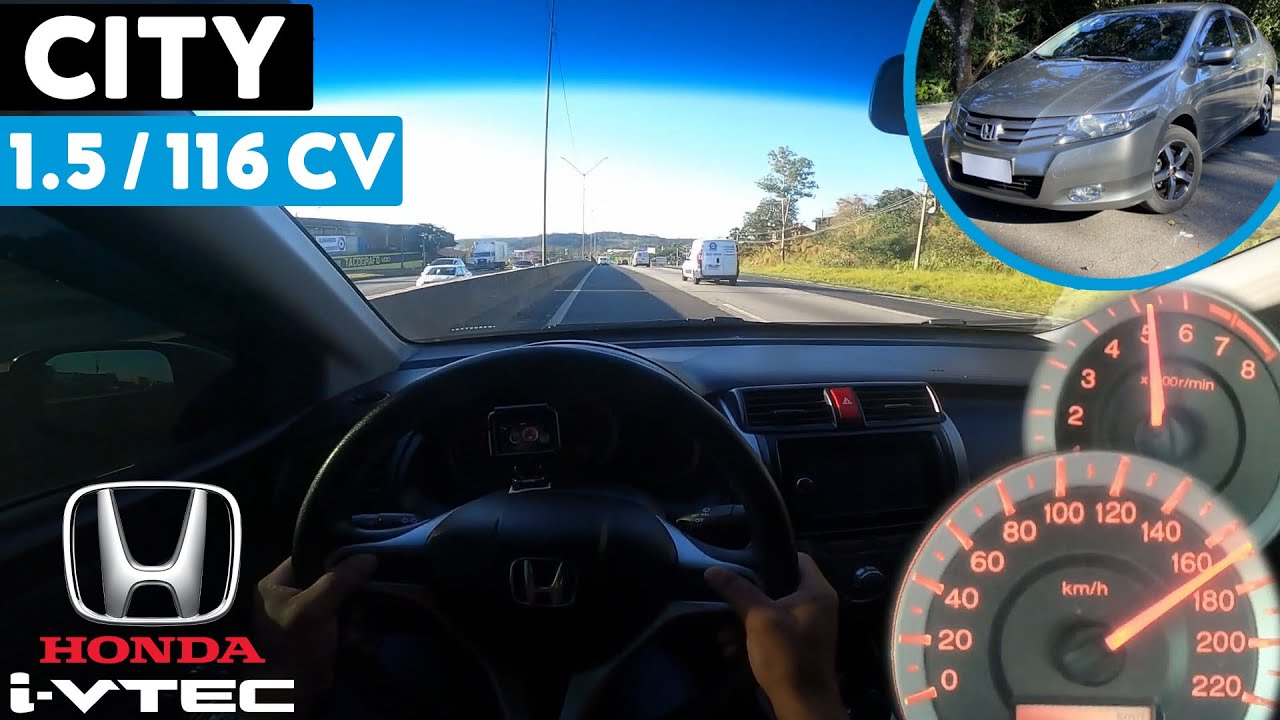 TESTE ACELERANDO HONDA CITY 1.5 16V | É BOM? ANDA BEM? VALE A PENA? AVALIAÇÃO NA ESTRADA