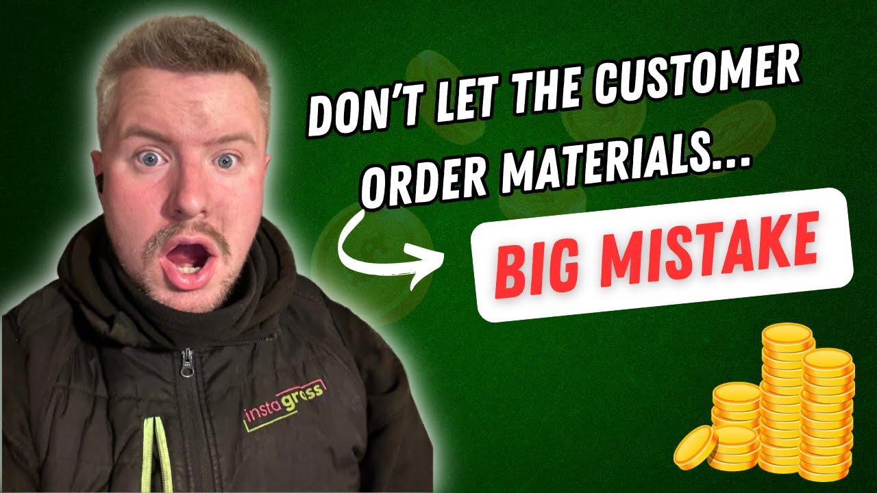 You Should NEVER Let The Customer Order Materials - Here’s Why