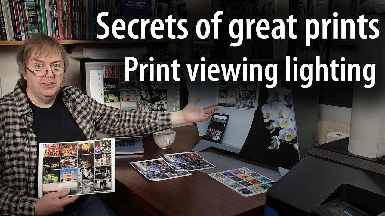 Secrets of great photo prints - get your print viewing lighting sorted. Screens vs prints