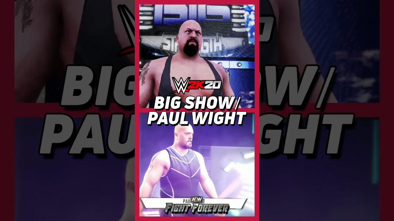 7 рестлеров в видеоиграх WWE и AEW!