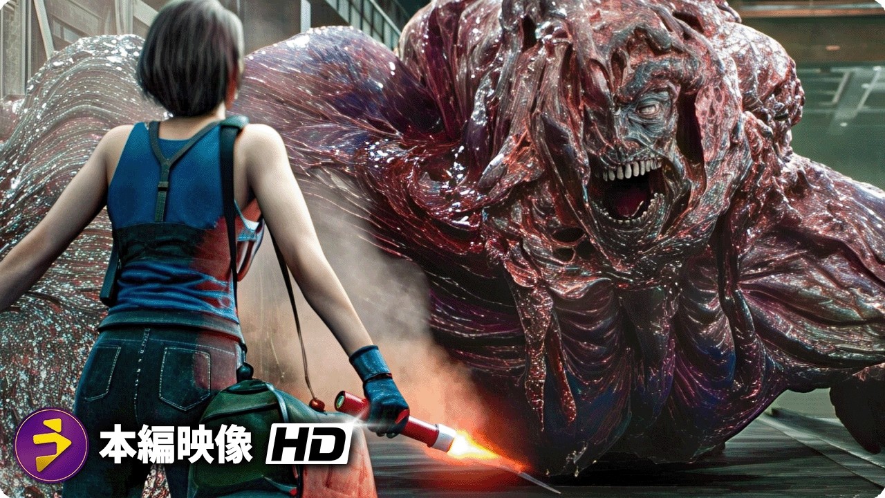 映画『バイオハザード: デスアイランド』本編映像（究極のB.O.W.覚醒――レオン＆クリスらが挑む最終バトル）