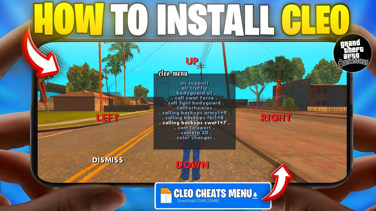 CLEO CHEATS FOR GTA SA ANDROID | HOW TO INSTALL CLEO MODS IN GTA SAN ANDREAS ORIGINAL ANDROID | 2026