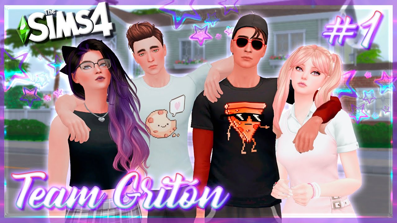 ¡Hice a mis amigos del #TeamGritón en Sims 4! (Nueva serie) 🦄🍪🍕🌮 Ep. 01