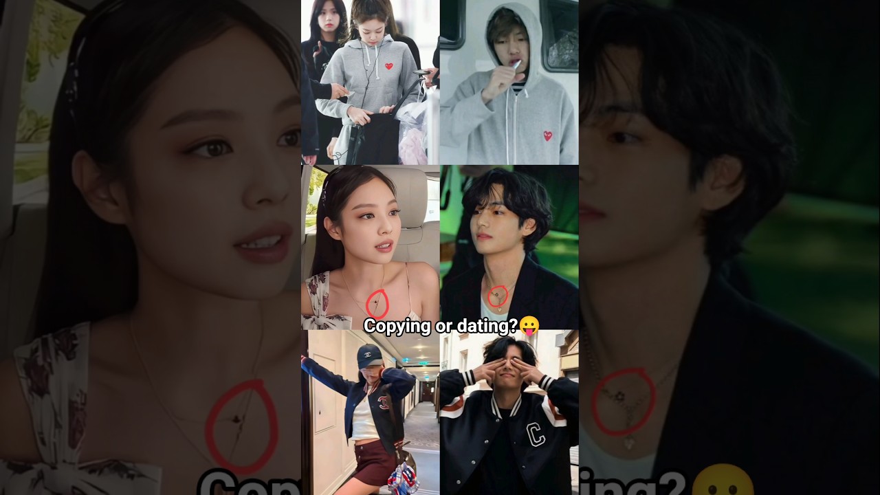 copying or dating😦? Jennie v #bts #blackpink #kpop #kdrama #jennie #taehyung #shorts #fyp