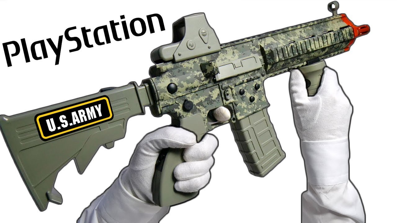 U.S. ARMY PLAYSTATION CONTROLLER... (Made in China) Unboxing HK416 PS3 Call of Duty Gameplay