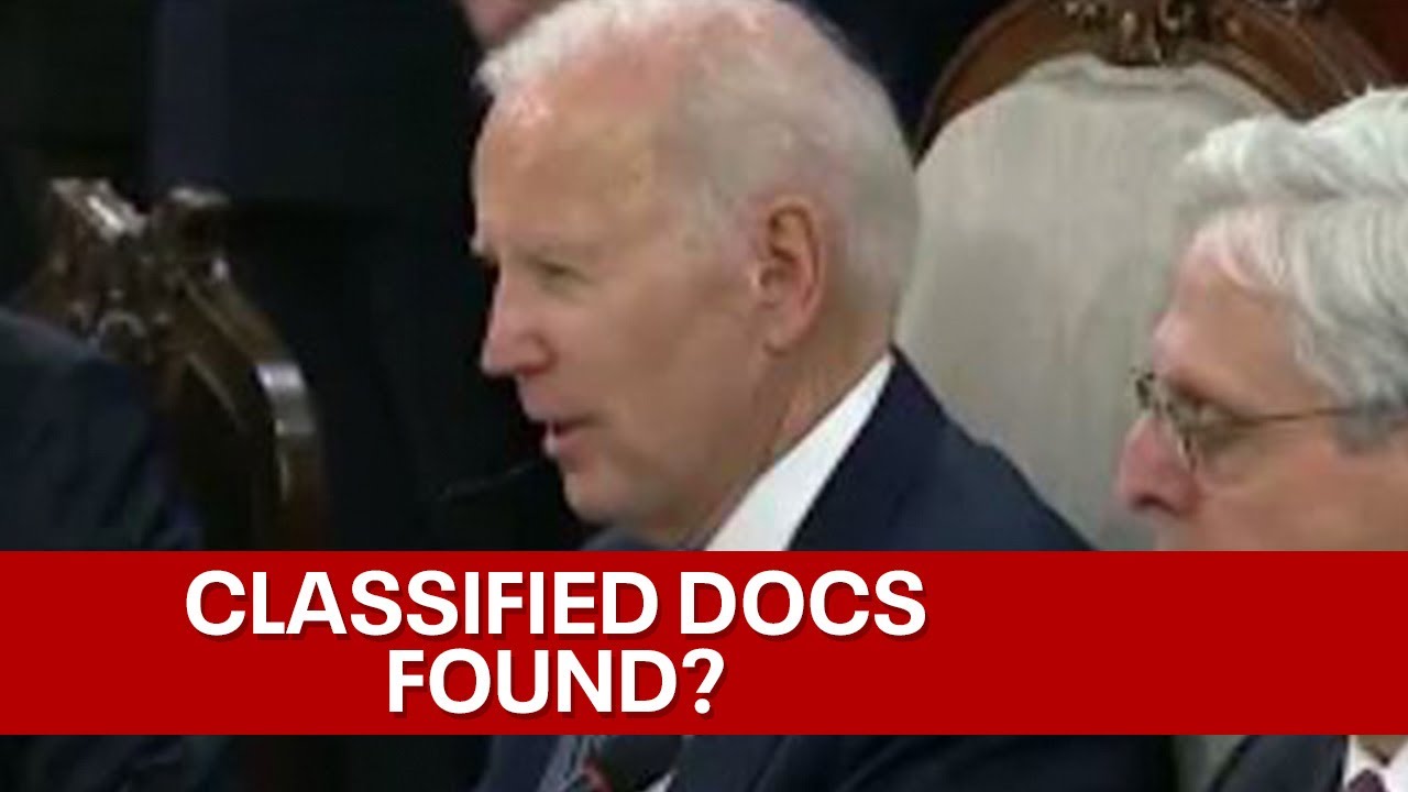 Potentially classified documents found in President Biden's former office