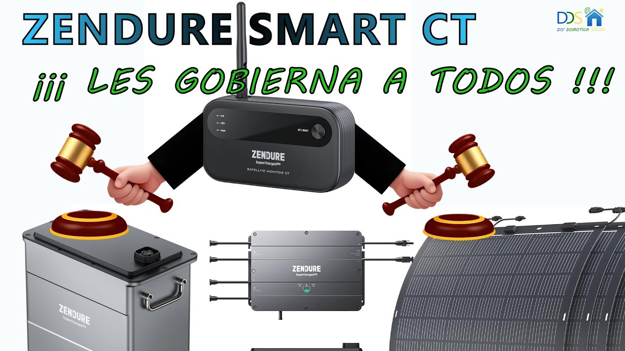 ZENDURE Monitor Smart CT, consigue maximizar el uso de tu Zendure Solar Flow