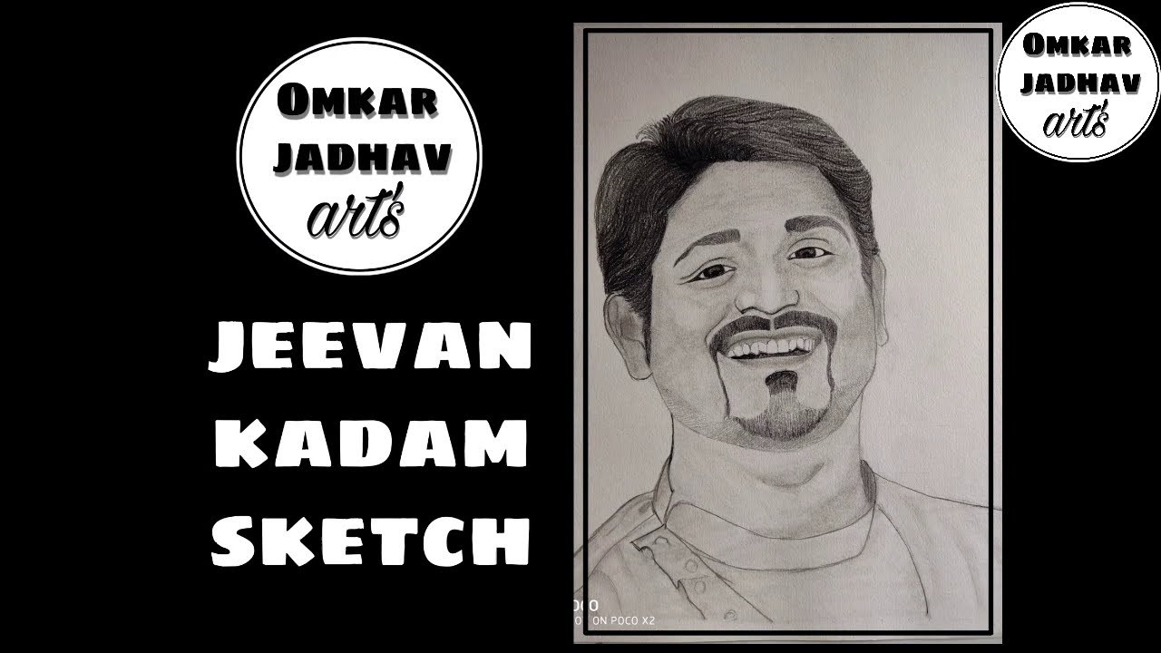 #jeevankadamvolgs #jkv Jeevan kadam vlogs sketch by :-- Omkar jadhav