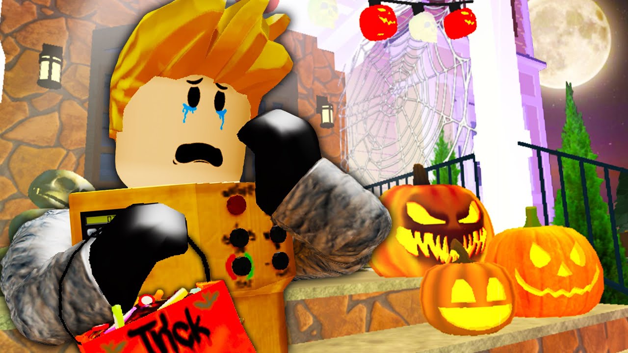 Alone On Halloween: A Sad Roblox Movie