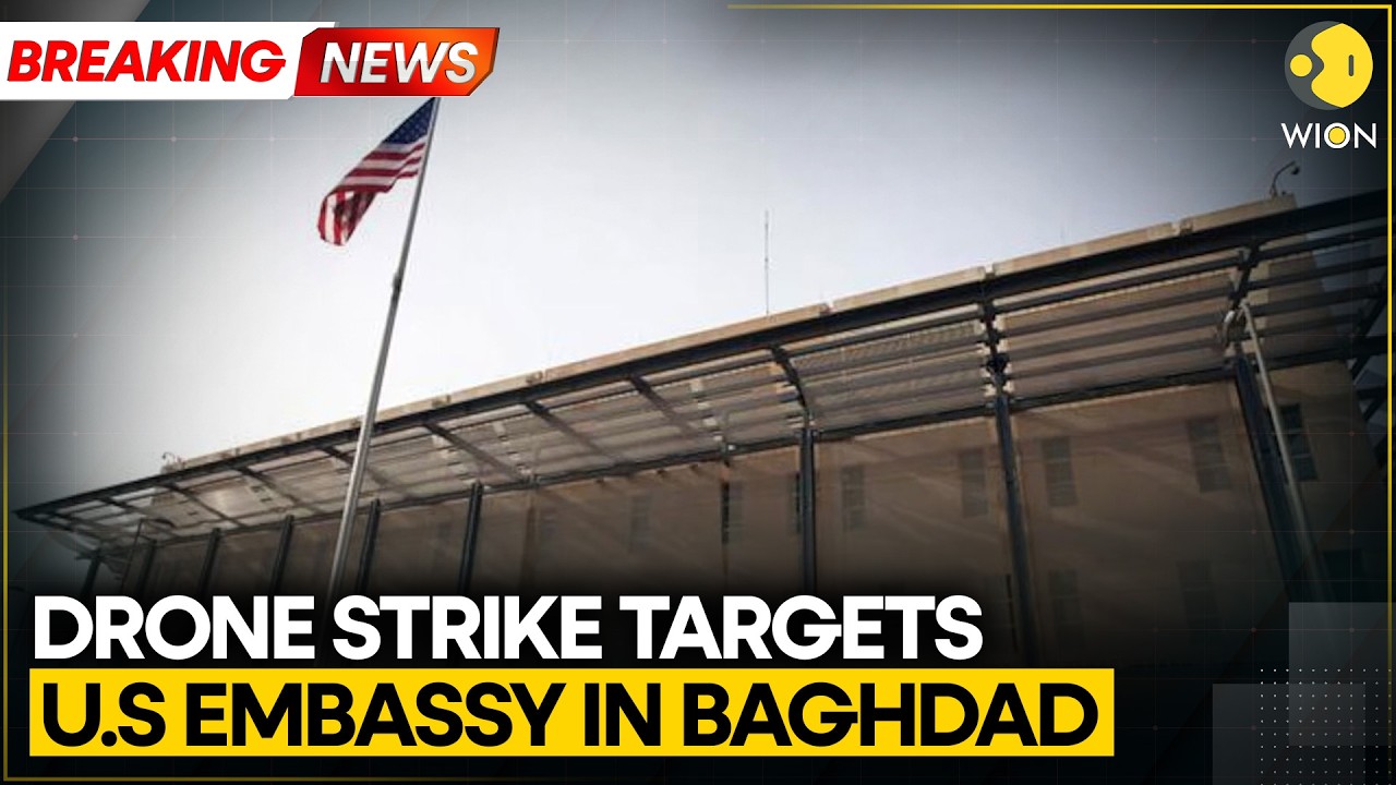 US-Iran War: Drone Strike Targets US Embassy in Baghdad; Iraqi Security Confirms Attack | WION News