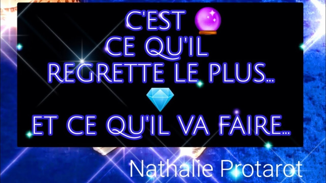 C'EST🔮CE QU'IL REGRETTE LE PLUS💎ET CE QU'IL VA FAIRE❤️‍🔥#tarot#amour#tarologie