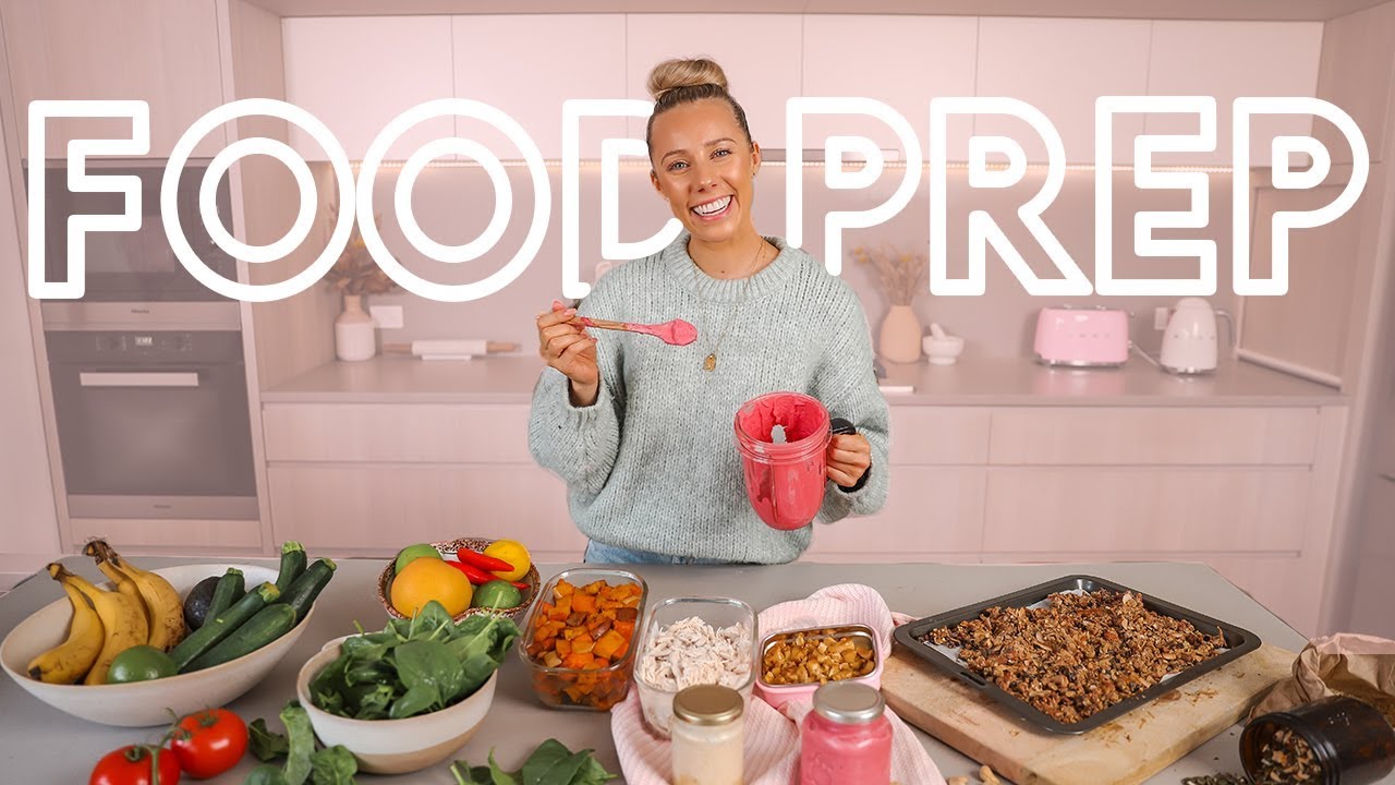 THE BEST Healthy Food Prep!! Protein Granola, Healthy Carbs, Snacks & MORE!