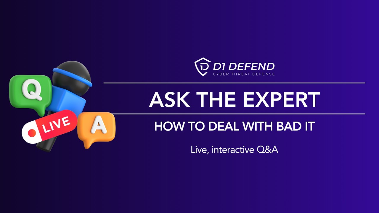 How to deal with BAD IT