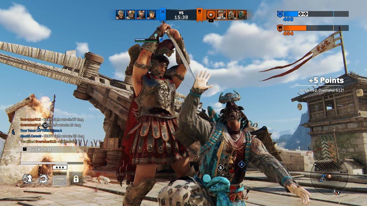 [For Honor] Multiplayer 4V4 Dominion -Centurion- Again