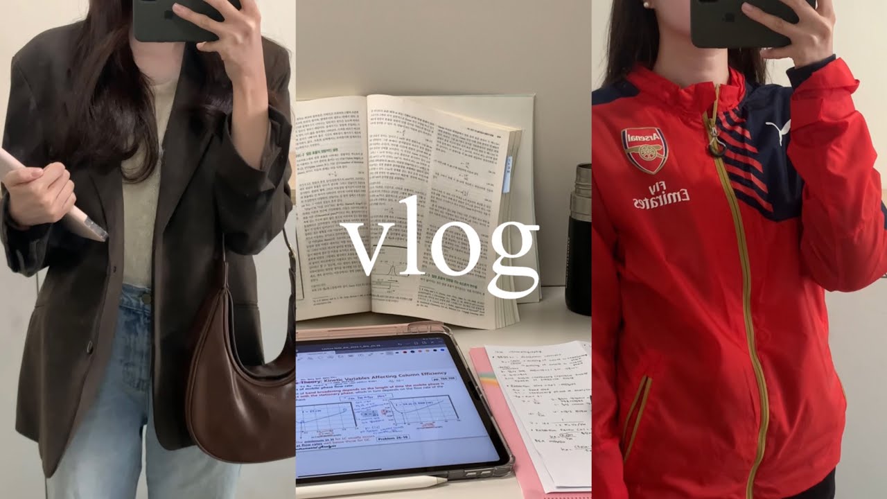 eng) vlog. 대학생 브이로그 | 기숙사 입사🏡, 얼레벌레 공부하고 과제하고 지나가는 일상