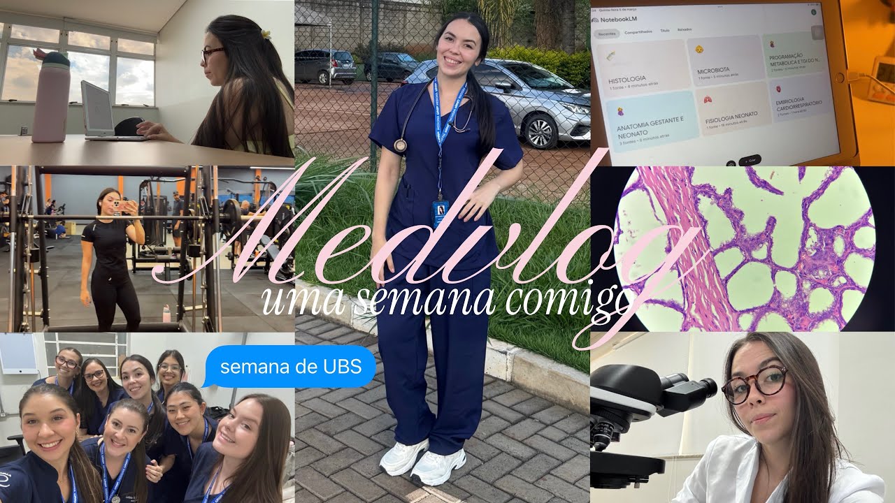 MEDVLOG #05 ♡ | uma semana inteira comigo + UBS 