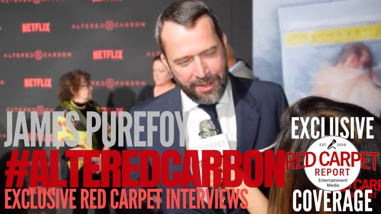 James Purefoy interviewed at Premiere of Netflix's #AlteredCarbon #NowStreaming #AltCarb