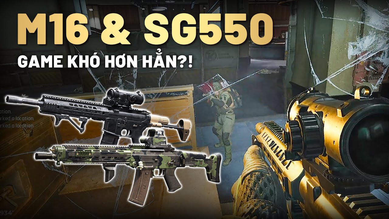 M16 & SG550 - Game Khó Hơn Hẳn?!  | Arena Breakout Infinite