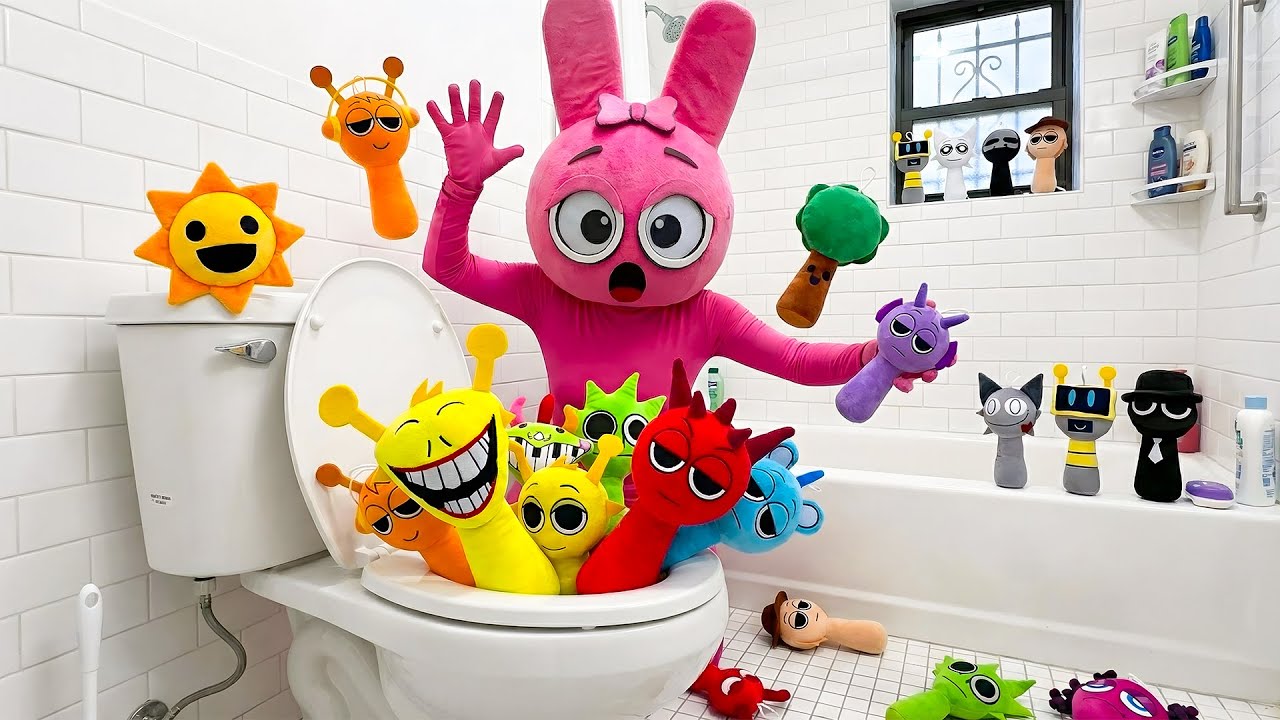 This Should Never Happen… Pinki Discovered Sprunki Hiding in the Toilet