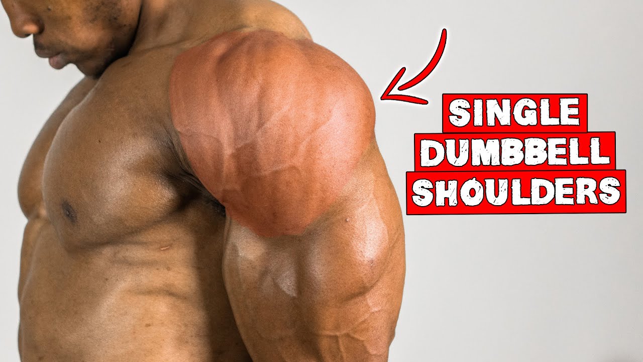 SINGLE DUMBBELL SHOULDER WORKOUT | NO BENCH