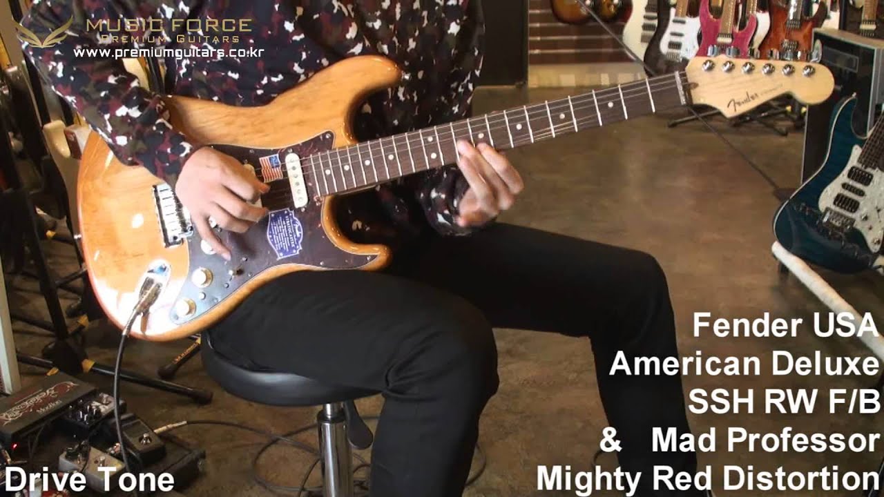 Fender American Deluxe Strat SSH Rosewood F/B Demo by Music force