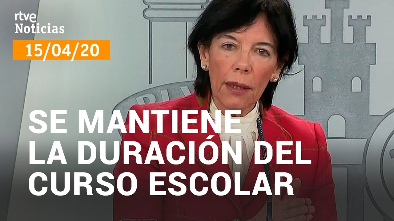 Isabel Celaá, ministra de Educación: 