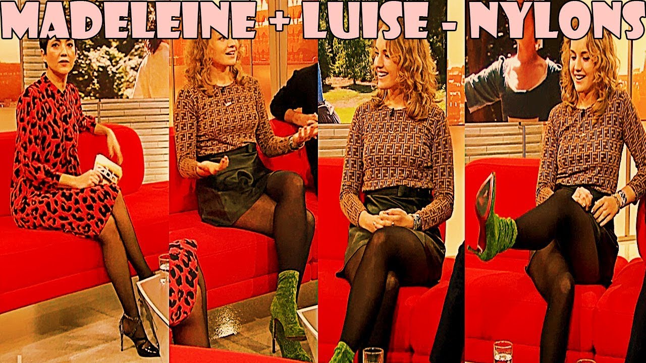 Luise von Finckh und Madeleine Wehle HD Nylons Pantyhose Collant Strumpfhose on rbb