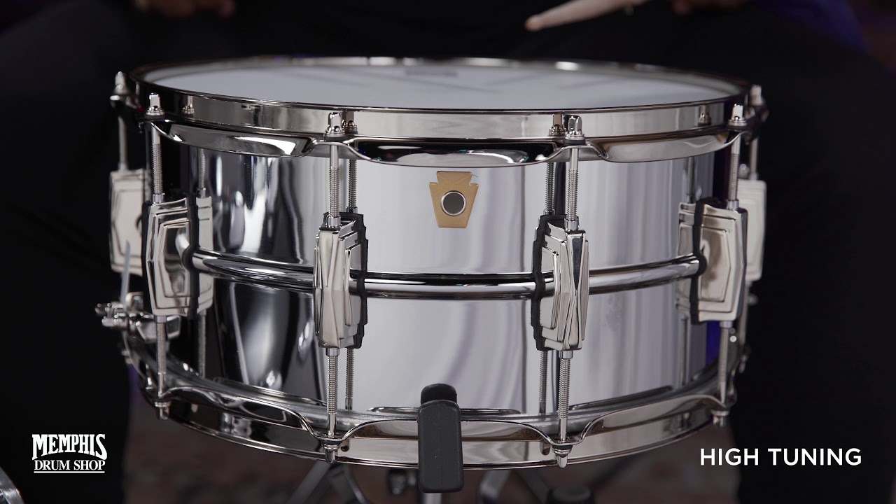 Ludwig 14x6.5 Super Ludwig Snare Drum with Nickel Hardware (LB402BN)